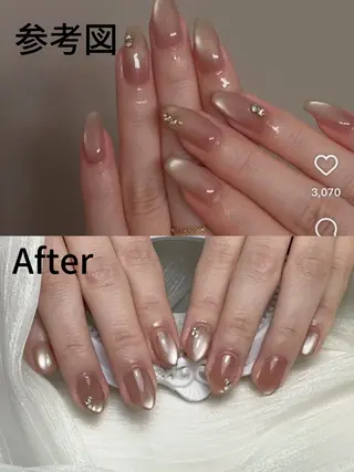 ネイル Yuka 長さ出し&デザインのネイルデザイン