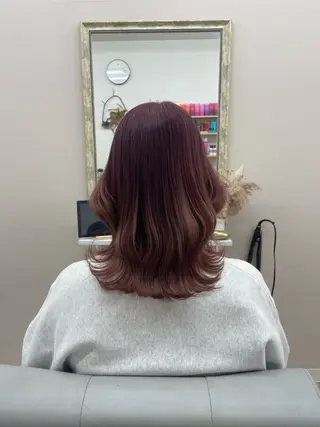 ミディアム ayane あやねのヘアスタイル