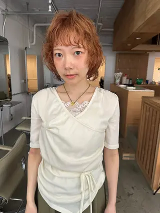 ショート パーマ カットモデル募集中 ／HARUKA🎀のヘアスタイル