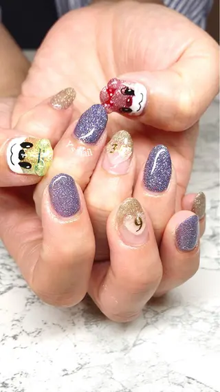 ネイル 手書きが得意🖌️ Y’s  nailのネイルデザイン