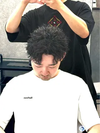 ショート パーマ メンズ メンズ特化 👑YUTAのヘアスタイル