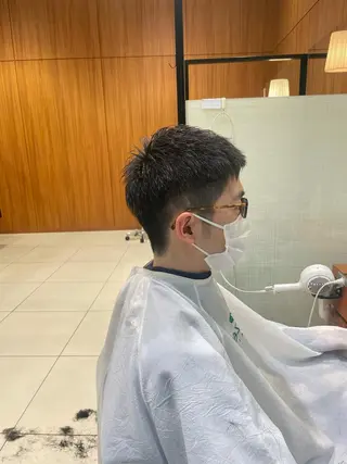ショート メンズ 髙田 千華 髪質改善ストレートのヘアスタイル
