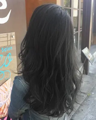 ロング カラー ヘアアレンジ 髪質改善/縮毛矯正 心斎橋/池本有宏のヘアスタイル
