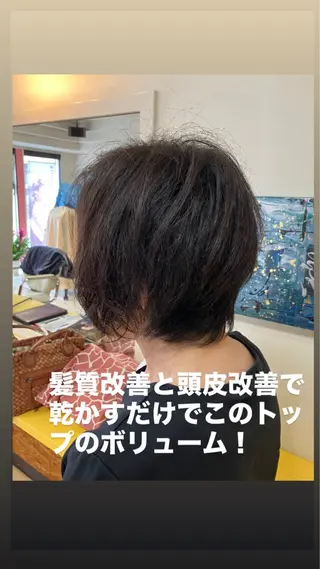 ショート カラー 横田 尚登のヘアスタイル