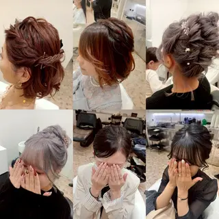 ヘアアレンジ ソウワ ヒナコのヘアスタイル