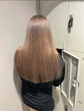 セミロング カラー ヘアアレンジ 🩵 JURI🩵のヘアスタイル
