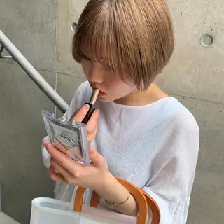 ショート カラー 七原 海夕のヘアスタイル