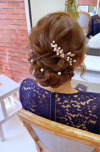 ヘアアレンジ ヘアセットサロン ココのヘアスタイル