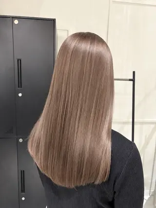 ロング カラー 大阪  天王寺 attraitななかのヘアスタイル