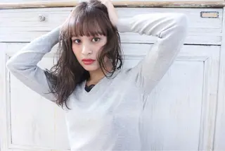 セミロング カラー パーマ ooit 【オーイット】のヘアスタイル