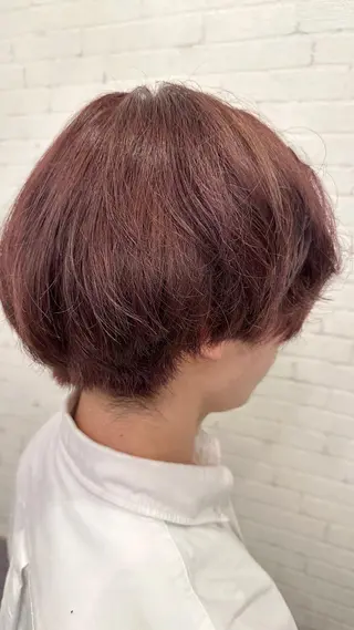 ショート カラー 🐰ハイトーンカラー 畠山 渡🐰のヘアスタイル