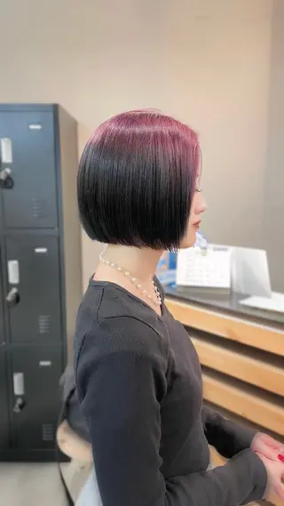 ショート カラー マツオカ マコのヘアスタイル
