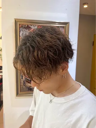 パーマ メンズ Earth/A 美釉のヘアスタイル