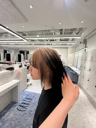 ミディアム カラー メンズ 𝐑𝐈𝐎ྀིのヘアスタイル