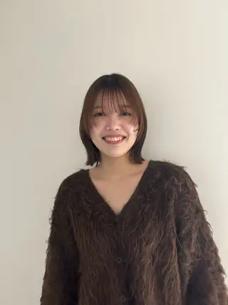 ミディアム カットモデル募集/ 万代/関谷　朋実のヘアスタイル