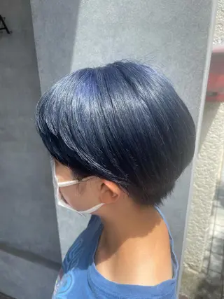 ショート カラー レイヤーカット/ ダブルカラー/ナナミのヘアスタイル