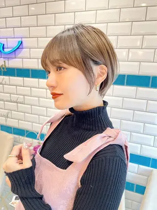 ショート HARUKA/ 韓国フェミニン🍀のヘアスタイル