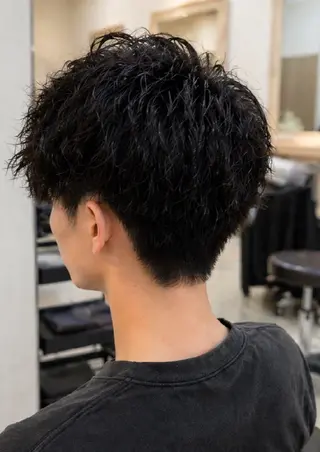 ショート メンズパーマ/カラー /カット/樋口捷🔥のヘアスタイル