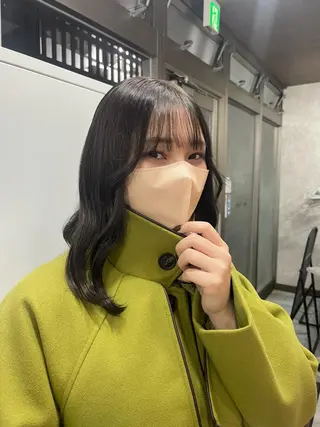 セミロング カラー 村田梨乃/ minim hairのヘアスタイル
