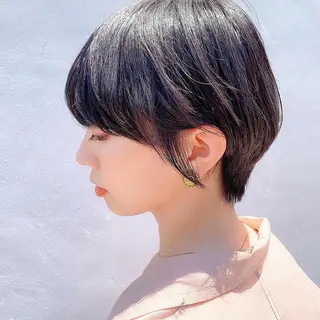 ショート カラー 中川 竜誠のヘアスタイル
