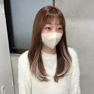 ロング りおな/髪質改善/ カラー /平尾のヘアスタイル