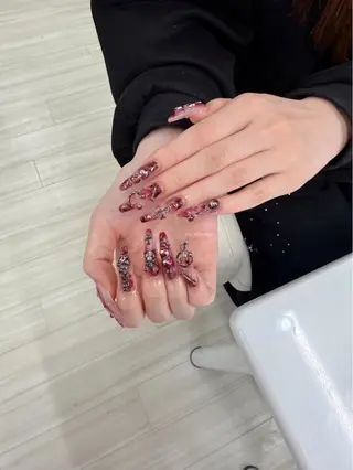 ネイル HANA 長さだしのネイルデザイン