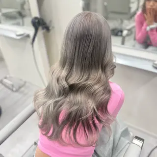 ロング ハイトーン/ブリーチ 栄/Sayakaのヘアスタイル