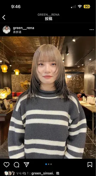 ロング カラー 🫧透明感カラー🫧 SHINSEIのヘアスタイル