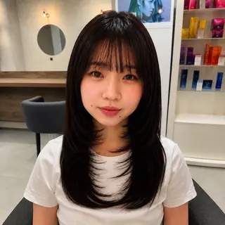 セミロング 髪質改善/レイヤー 店長　Yu🫧のヘアスタイル