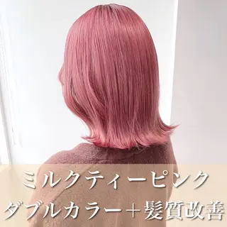 カラー ♡⃛赤み消し ♡⃛ 淡色特化✨️Rimuのヘアスタイル