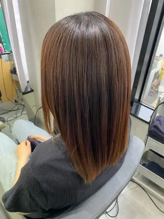セミロング 三吉 悠介のヘアスタイル