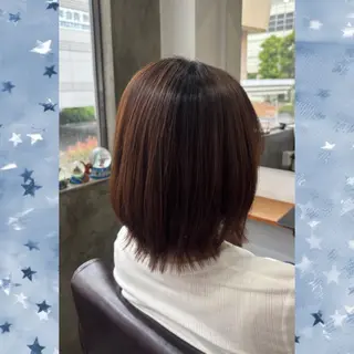 ミディアム 河原 彩心【練習モデル】のヘアスタイル