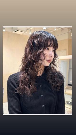 ロング パーマ RosierBleu 中山のヘアスタイル