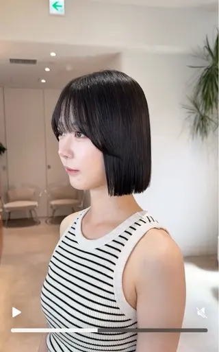 ミディアム カラー 【渋谷】ボブ・ レイヤーボブ特化✂︎のヘアスタイル