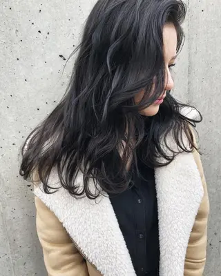 セミロング カラー パーマ ヘアアレンジ メンズ キッズ ネイル マツエク・マツパ レイヤーカット✂️ 艶髪/小田部慎也のヘアスタイル