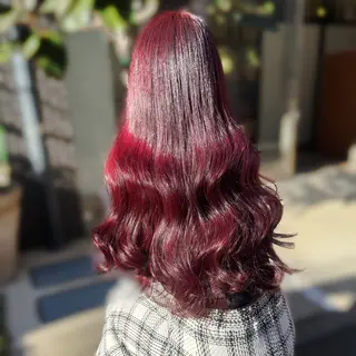 ロング カラー ブリーチなしカラー kana🐱のヘアスタイル