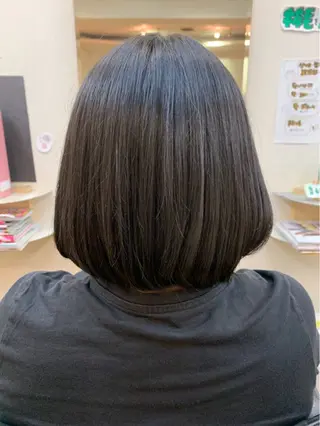 ミディアム 縮毛矯正モデル募集中 美容室HATSUのヘアスタイル