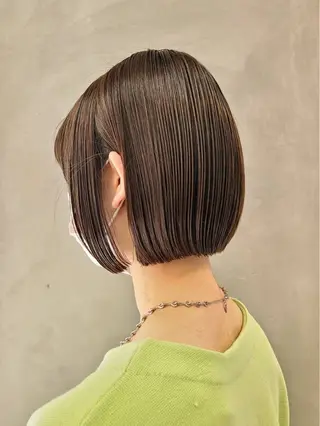 ショート カラー 髙橋碧 透明感カラー / fifthパーマのヘアスタイル