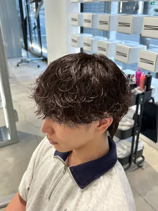 パーマ メンズ特化⚡️三村 彰吾⚡️カットパーマのヘアスタイル