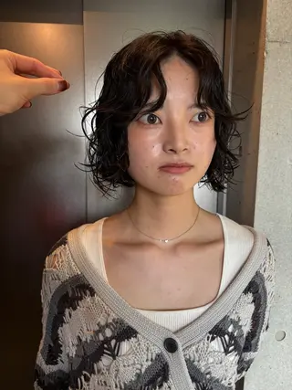 ショート パーマ 朝が楽になるパーマ /ミリヤのヘアスタイル