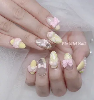 ネイル HANA 長さだしのネイルデザイン