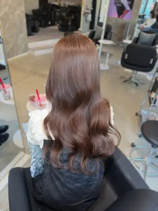 ロング カラー caho/大阪梅田 韓国ヘア♡のヘアスタイル
