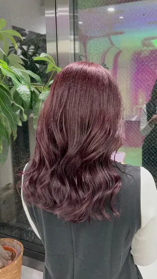 セミロング カラー ヘアアレンジ ブリーチなしの達人 🌈KAITOのヘアスタイル