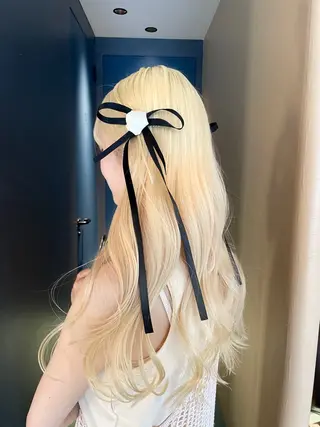 ロング 🎀透明感カラー 韓国ヘア🎀mahoのヘアスタイル