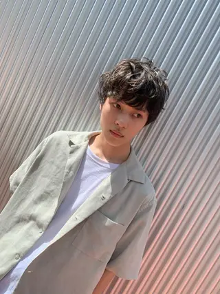ショート メンズ 三矢 ちなつのヘアスタイル