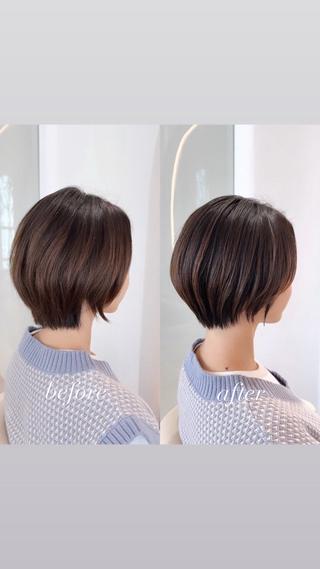 ショート カラー 渋谷ボブ特化 /田中航平のヘアスタイル