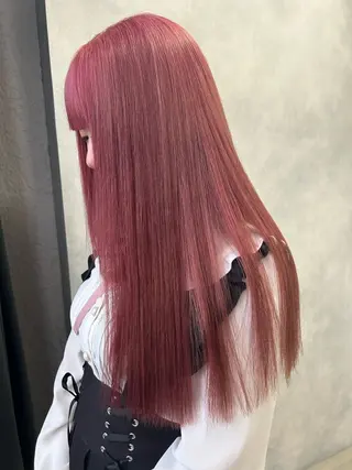 ミディアム カラー Acchon/心斎橋 💚ダブルカラーのヘアスタイル