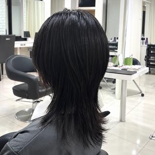 ミディアム 【くびれウルフ/ レイヤー】🖤ゆまののヘアスタイル