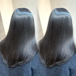 セミロング レイヤー/美髪矯正 /赤味消し　古舘悠登のヘアスタイル