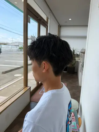 ショート 細井 勇吹のヘアスタイル